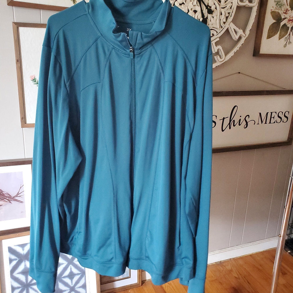 Xersion Quick-Dri Teal Jacket
